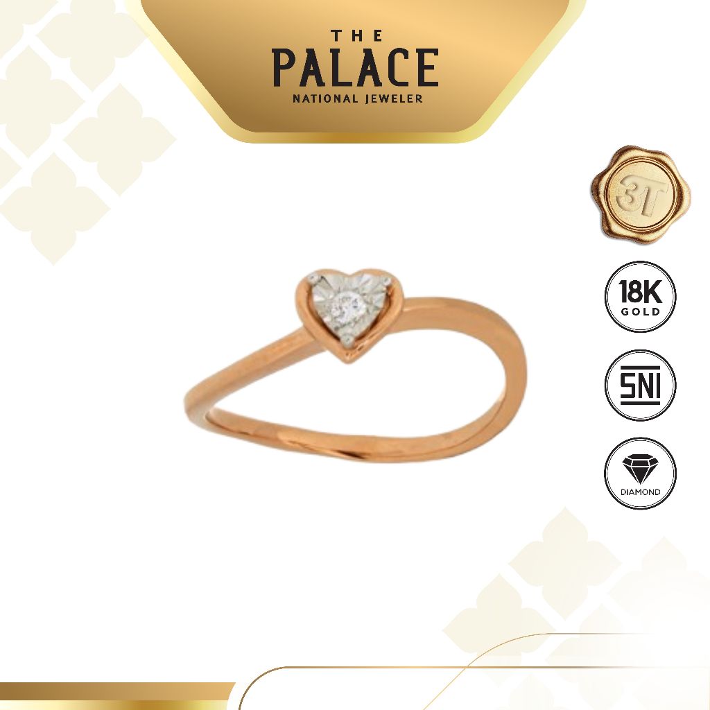 The Palace DJ Ladies Ring / Cincin Love + Box The Palace