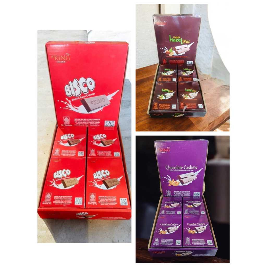 d'KING Chocolate Cashew DUSAN / d'KING Bisco DUSAN / d'KING Chocolate Hazelnut DUSAN
