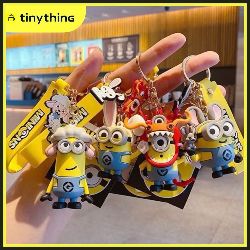 Gantungan Kunci Tas Shio Karakter Minions Minion Lucu Murah Keychain Minion