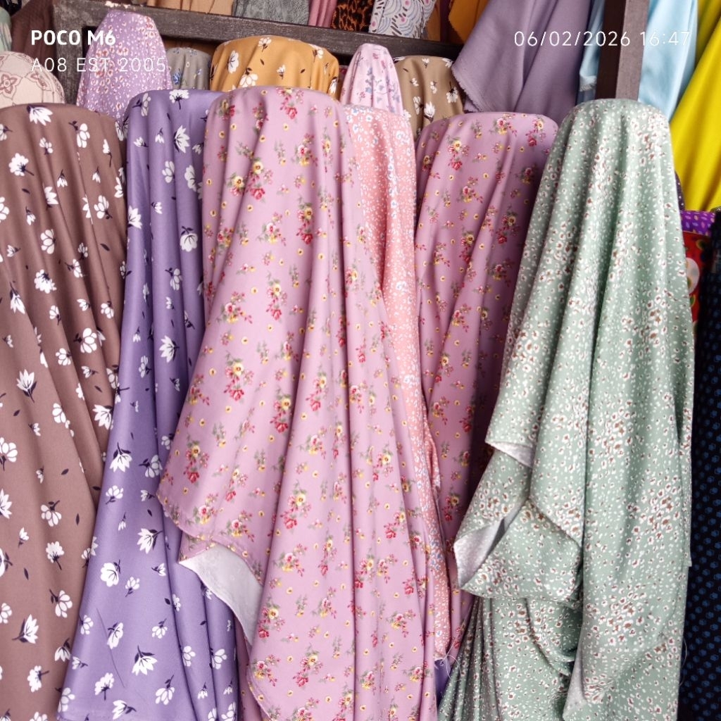 HARGA/0,5 M | BAHAN SHAKILA MOTIF / KAIN SHAKILA PREMIUM / BAHAN SHAKILA PREMIUM  KAIN SHAKILA MOTIF