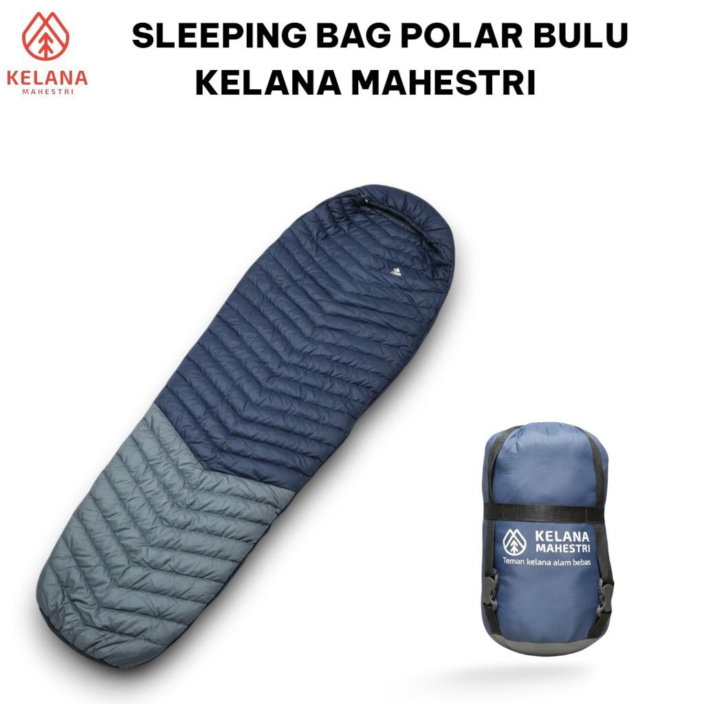 Kelana Mahestri Sleeping Bag polar bulu tebal - selimut camping - sleeping bag gunung - sleeping bag