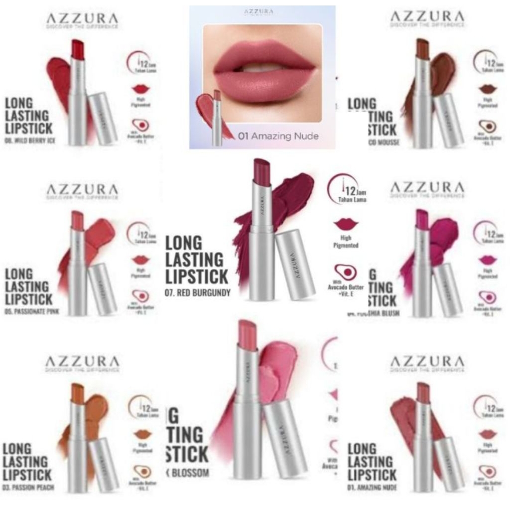 Azzura long lasting lipstik