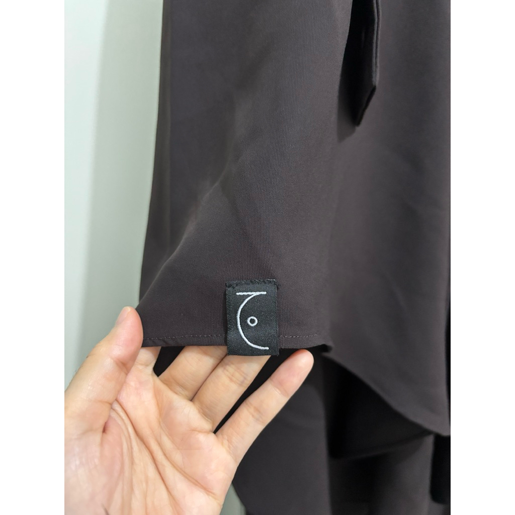 Aljenna Fuse Khimar Triangel Bitterchoco Mazen