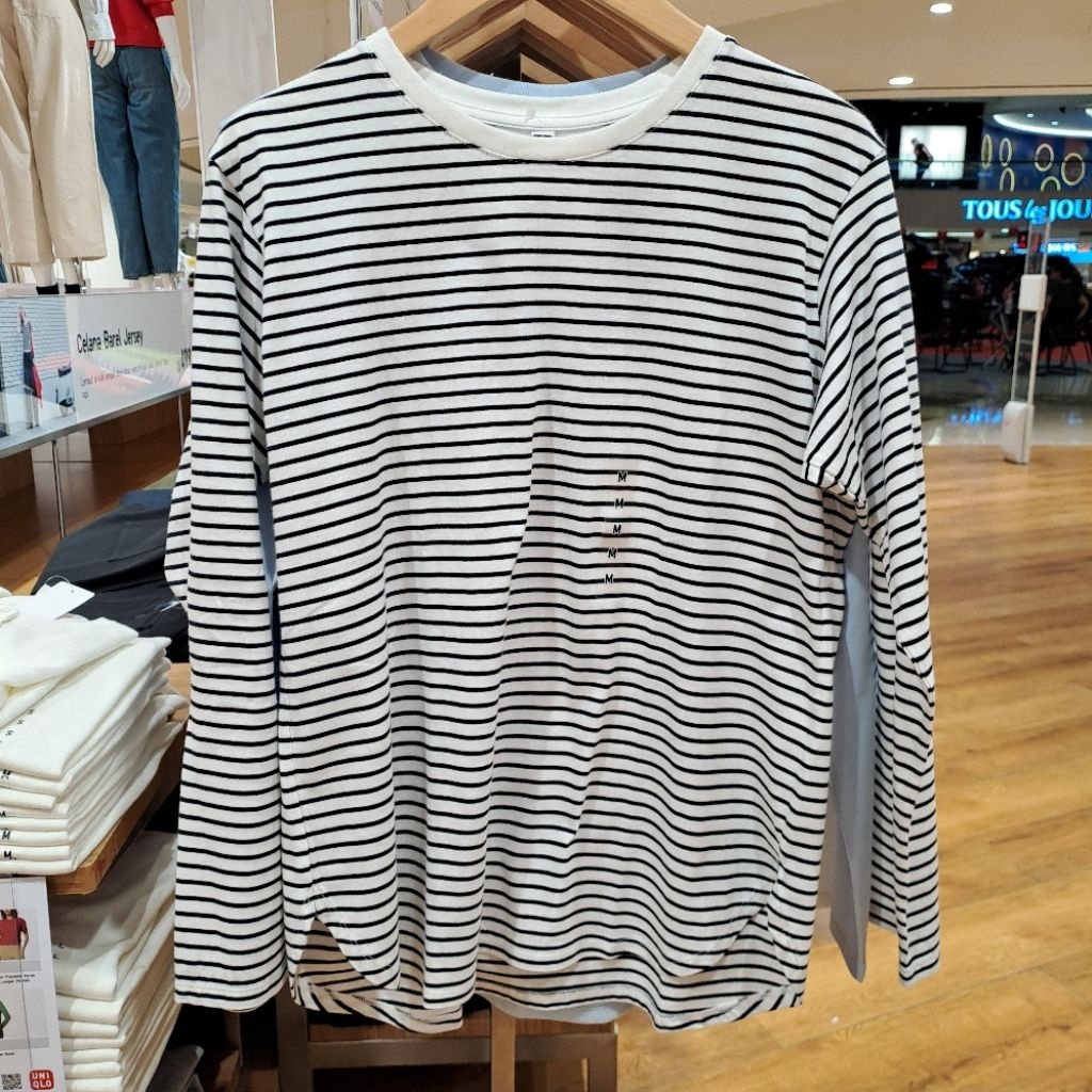 kaos wanita lengan panjang uniqlo