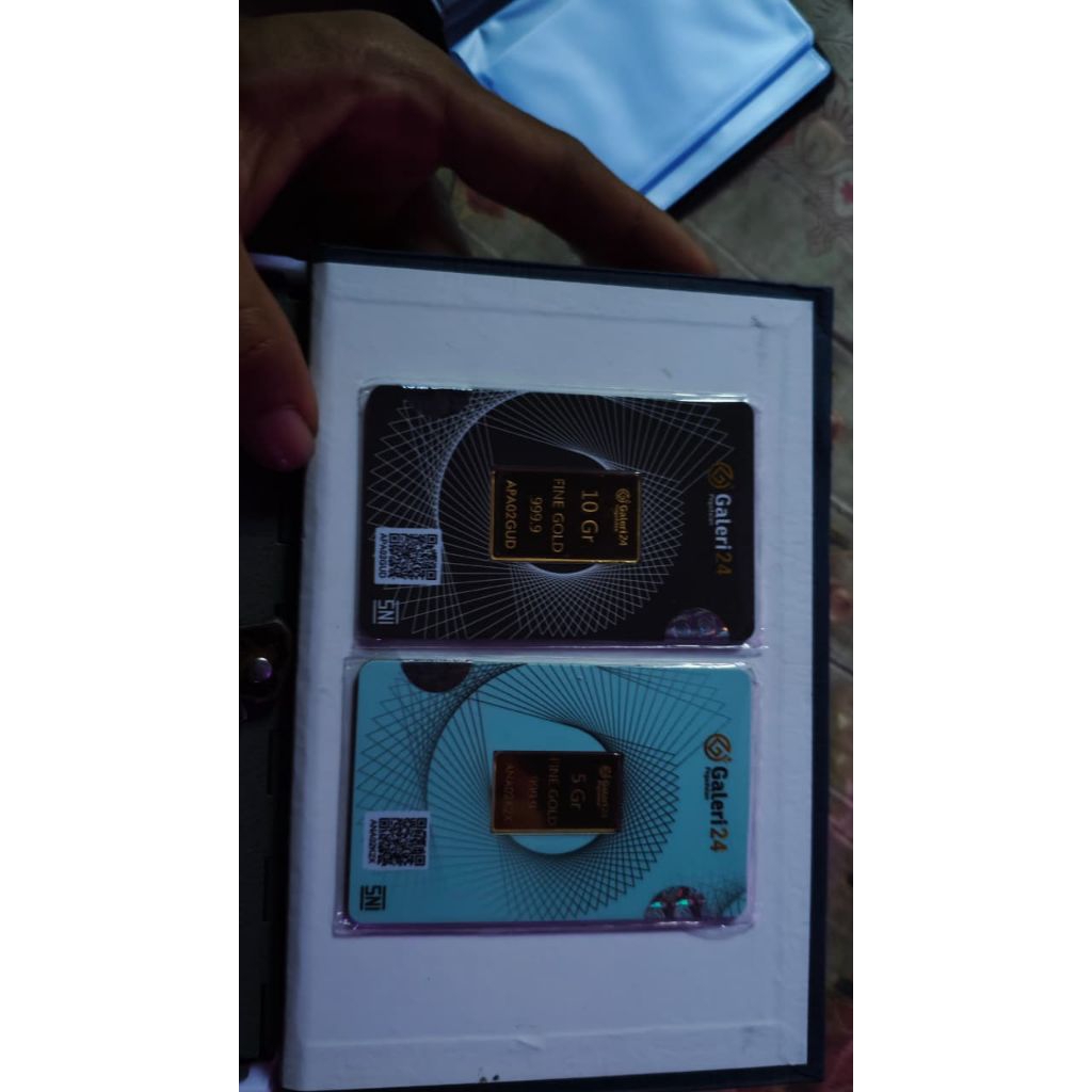 Logam Mulia Emas 5 Gram Galeri24 Pegadaian - Emas Murni 24 Karat, 999.9 Kadar, Investasi Aman