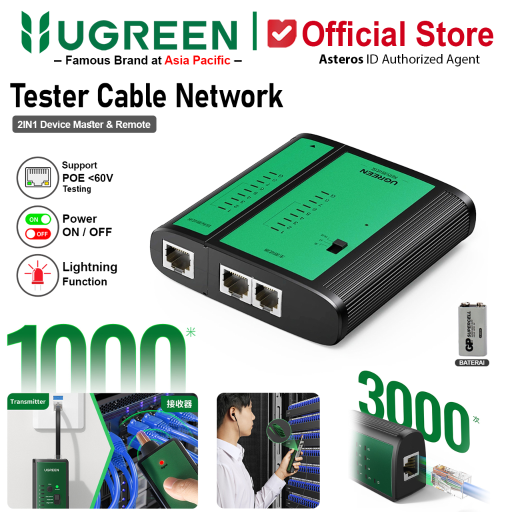 UGREEN Network Lan Tester RJ11 RJ45 10950