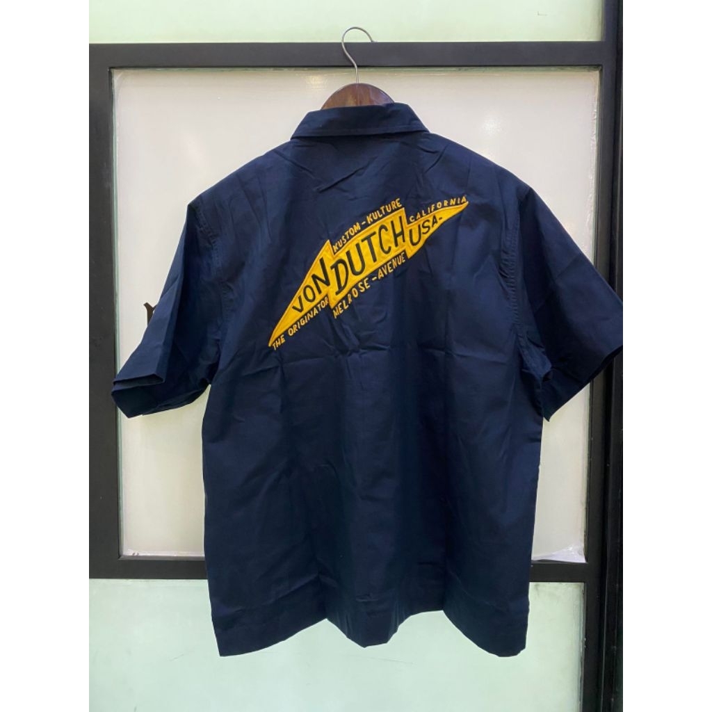 VON DUTCH BX24 WORKSHIRT NAVY BLUE