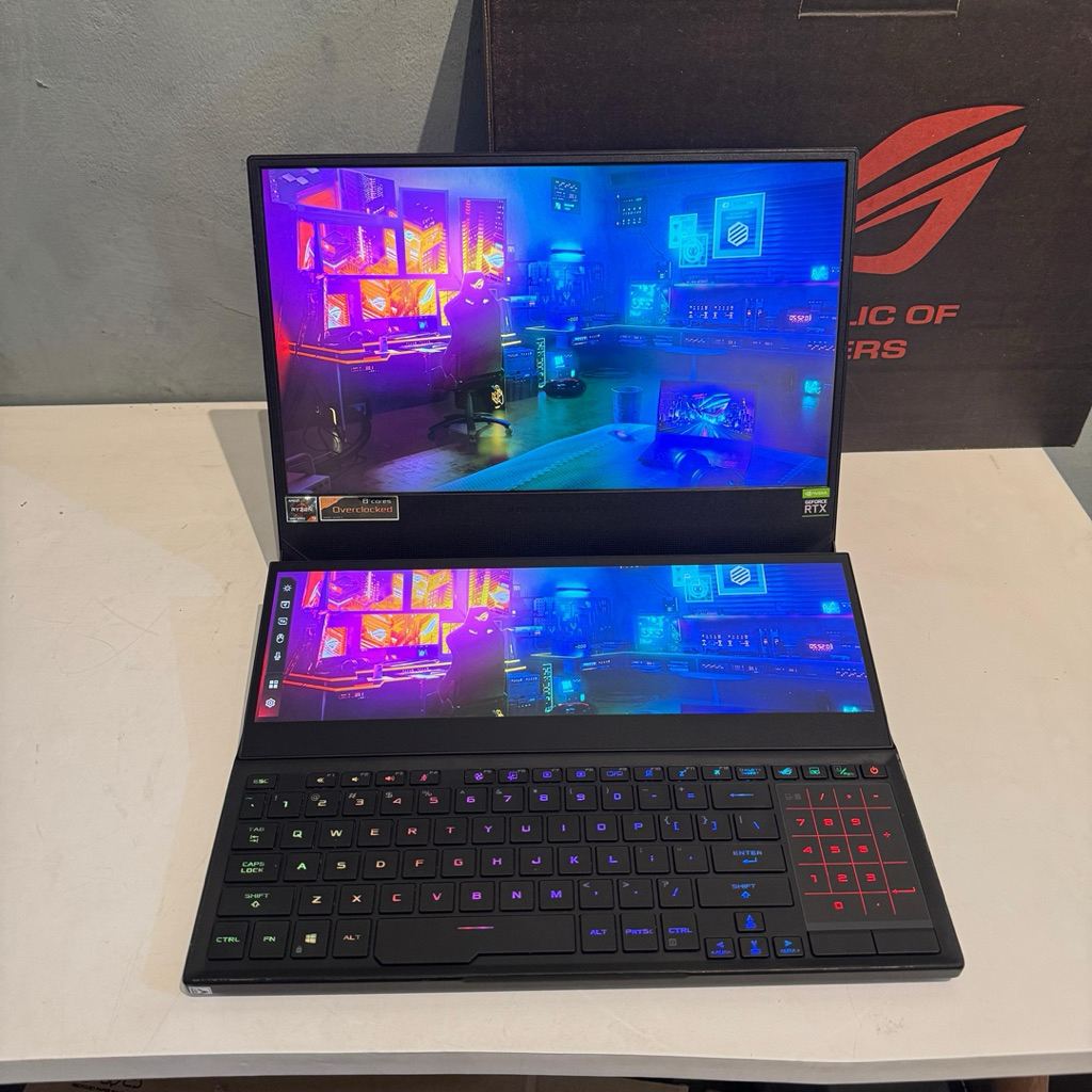 Laptop Gaming Premium ROG Zephyrus Duo 15 SE GX551QS Ryzen 9 5900HX RTX 3080 16/512GB