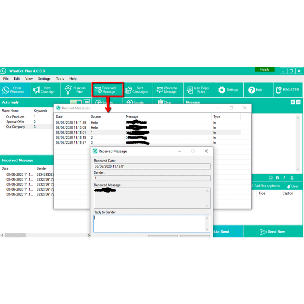 WhatsApp Sender & AutoResponder All-in-One