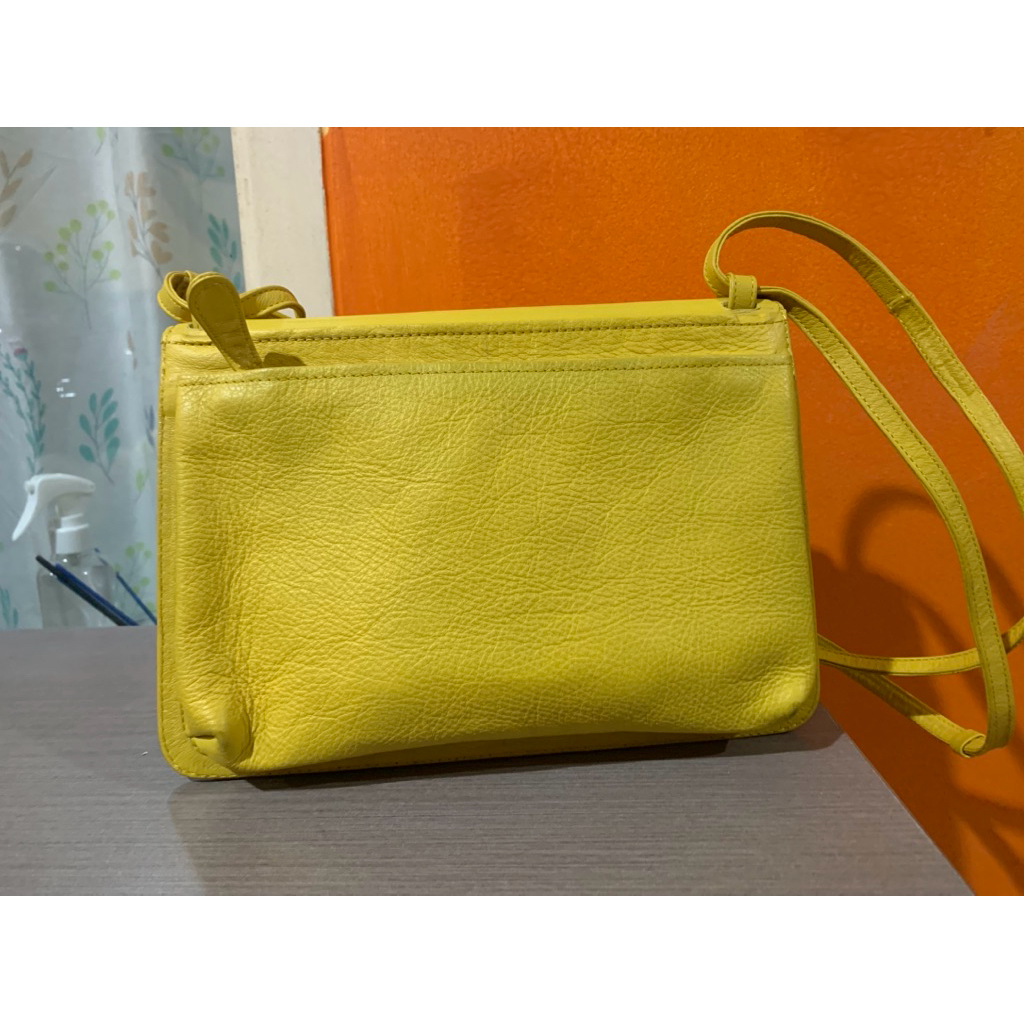 tas ezmour kulit, warna lemon