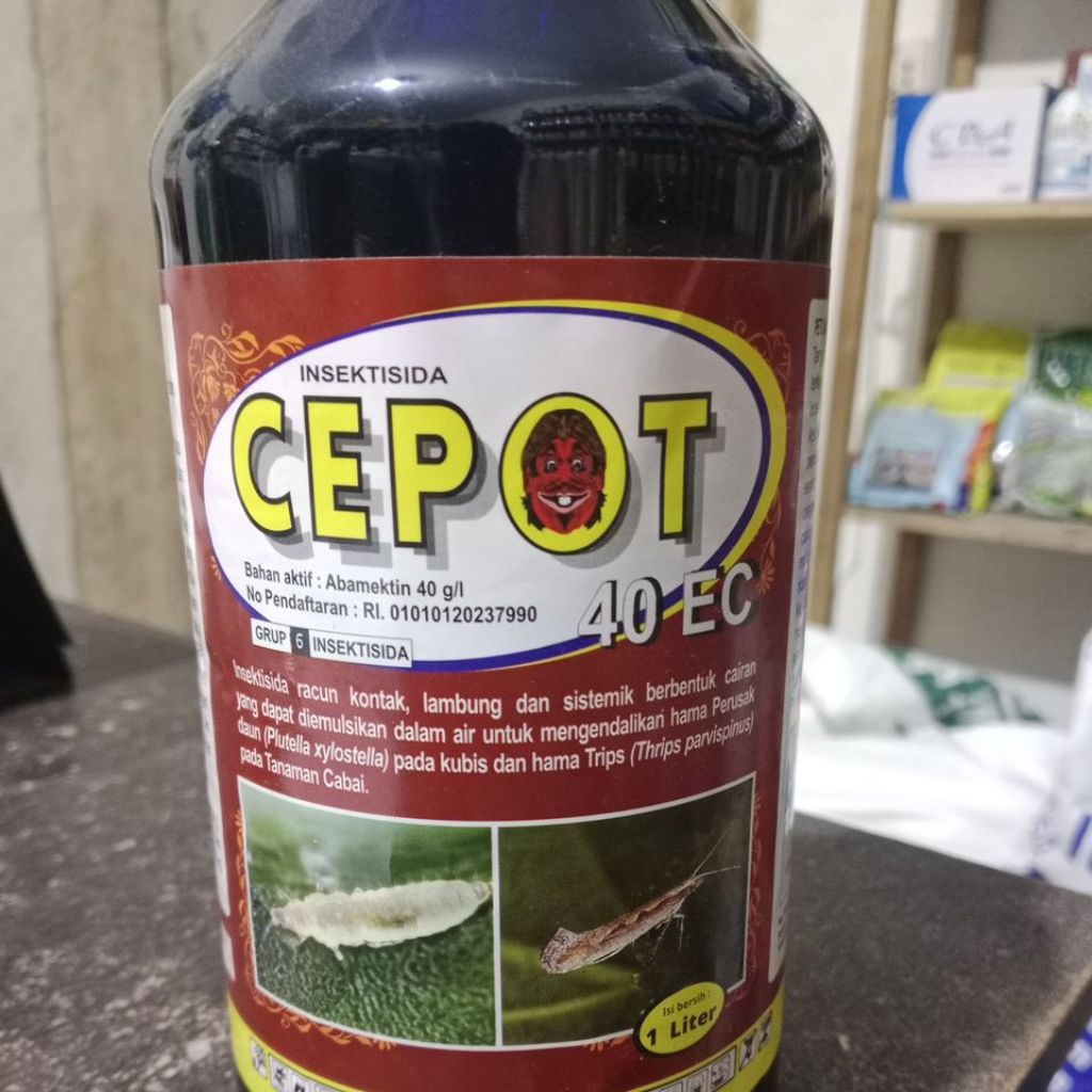 insektisida cepot 40ec bahan aktip abamectin 40g/l sangat ampuh mengendalikan dan membasmi hama pada