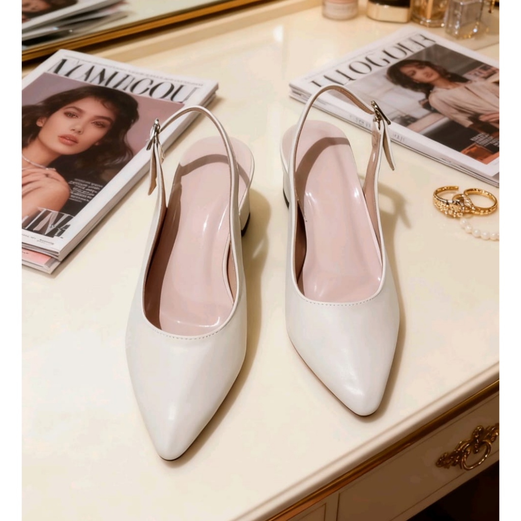 sepatu bapaw tali belakang wanita