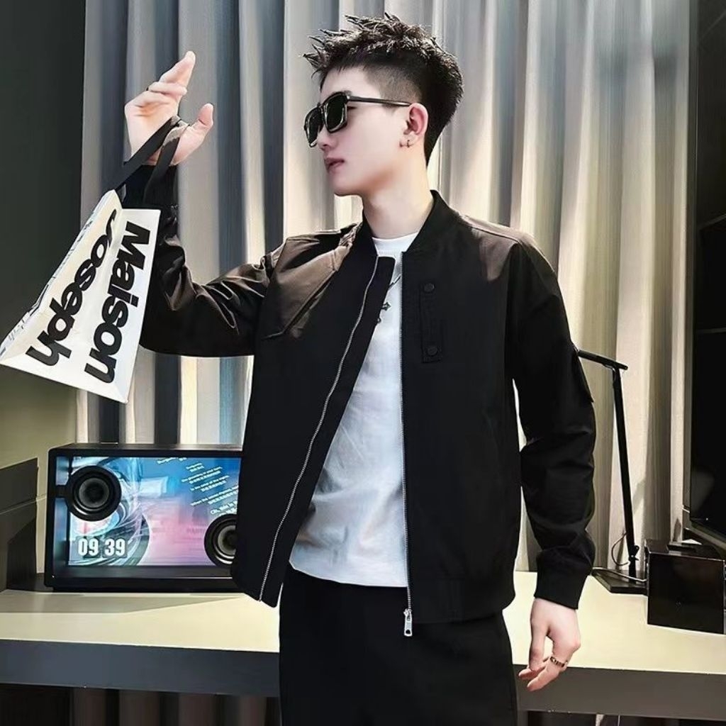 Trendy Hipster Outfit / Jacket Men's Springs Autum / Baseball Coat Men's Casual Top By Hobby Jacket 