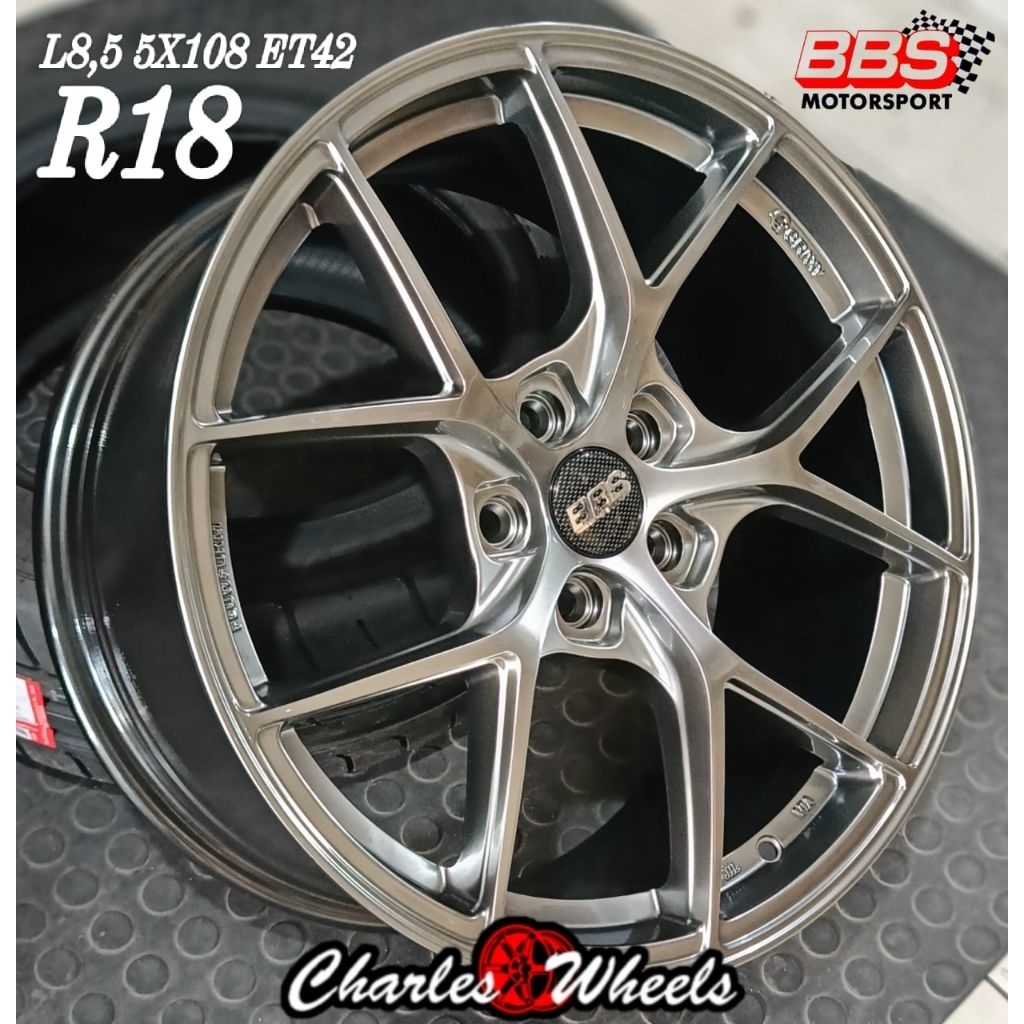 JUAL VELG BBS F1 R18 5X108 CHERRY DLL