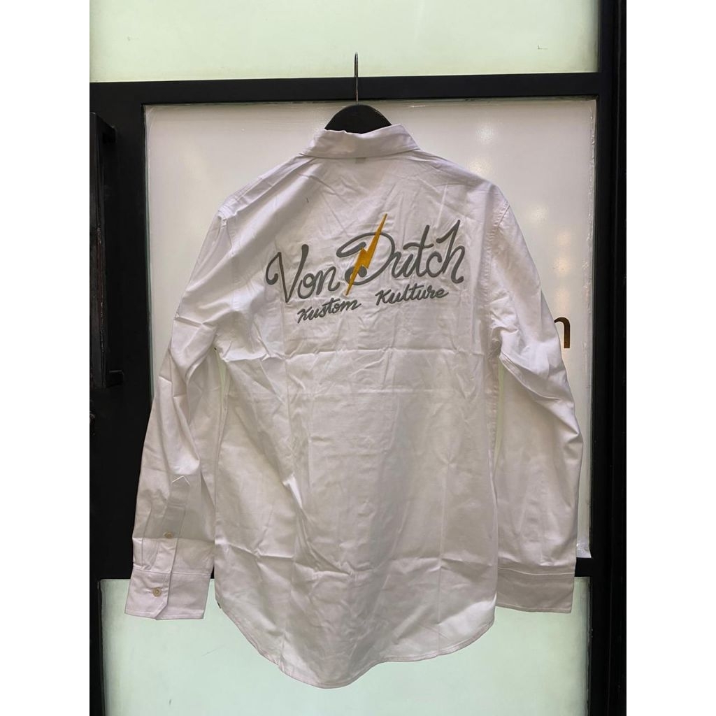 VON DUTCH 1676 LS WORKSHIRT WHITE