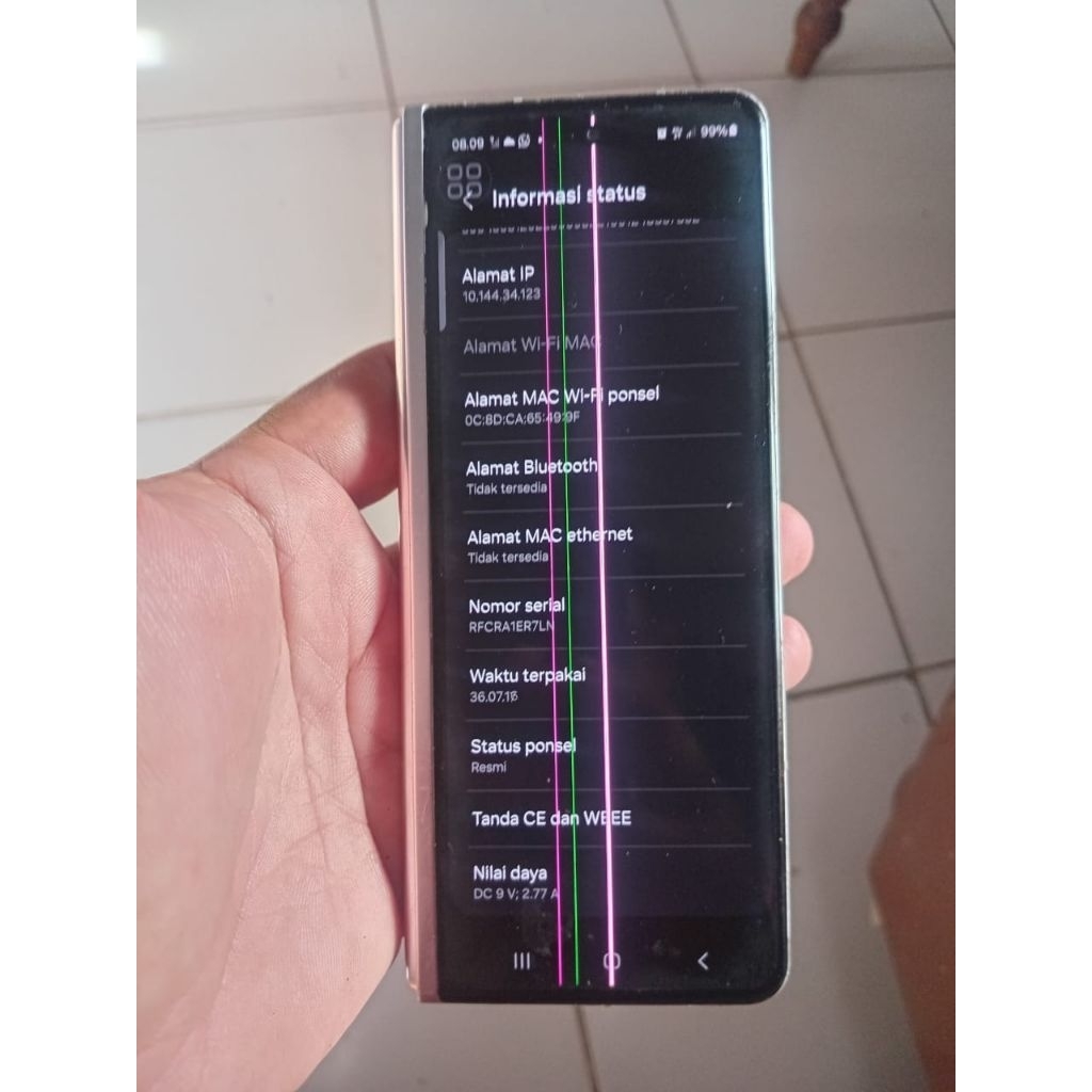 Samsung z fold 3 minus
