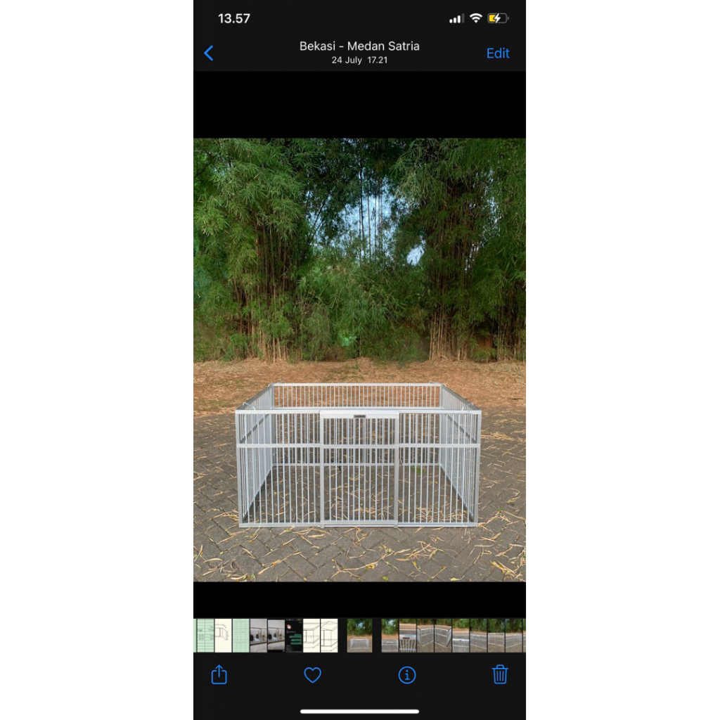 Pagar Anjing Aluminium Custom Mycomfycage