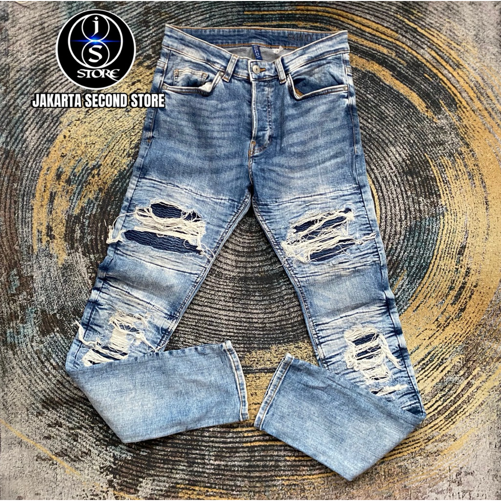 Celana Bikers Jeans HnM Limited Collection not Zara