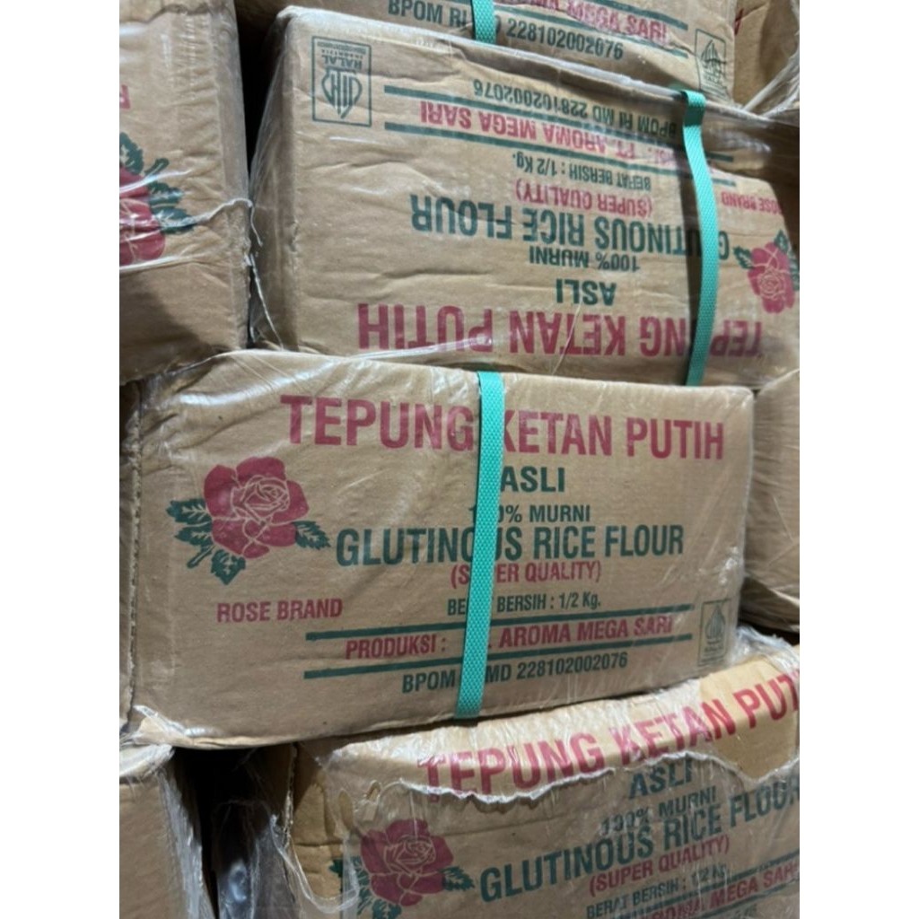 Tepung Ketan Rose Brand 1 Dus Terbaru