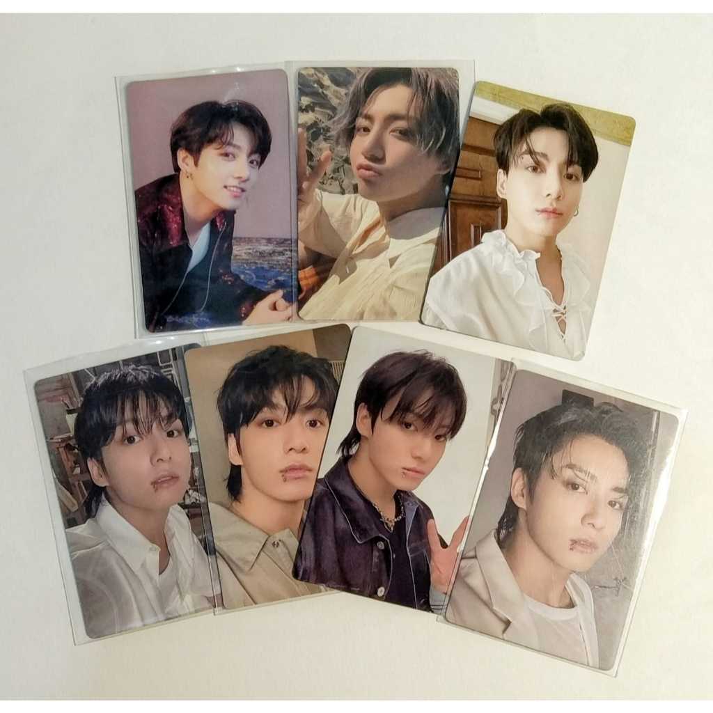 Photocard Official Jungkook BTS  Tear O Butter Peaches Me Myself Seven Compact