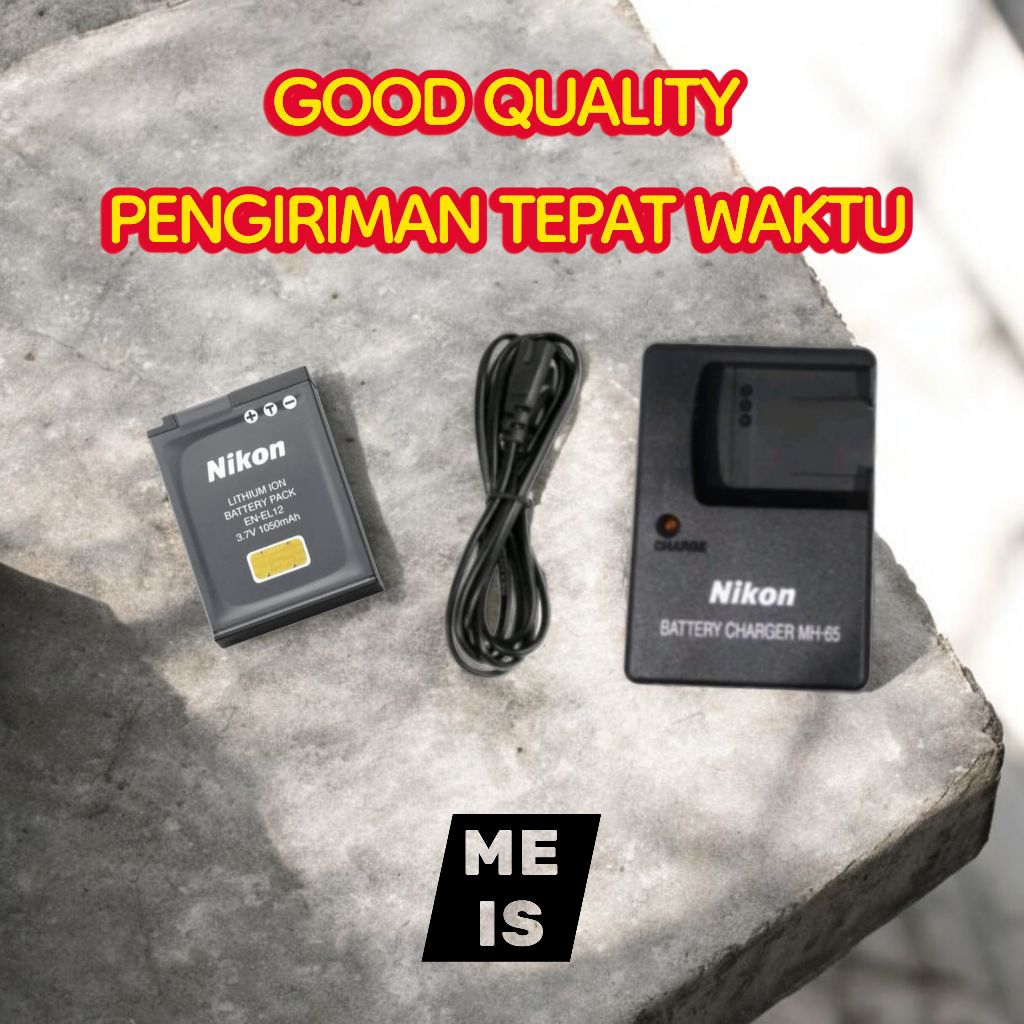 Baterai & Charger Nikon A900 A1000 AW120 AW130 - batre Casan Carger battery