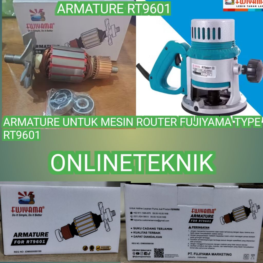 ARMATURE RT9601 UNTUK MESIN PROFIL FUJIYAMA TYPE RT9601