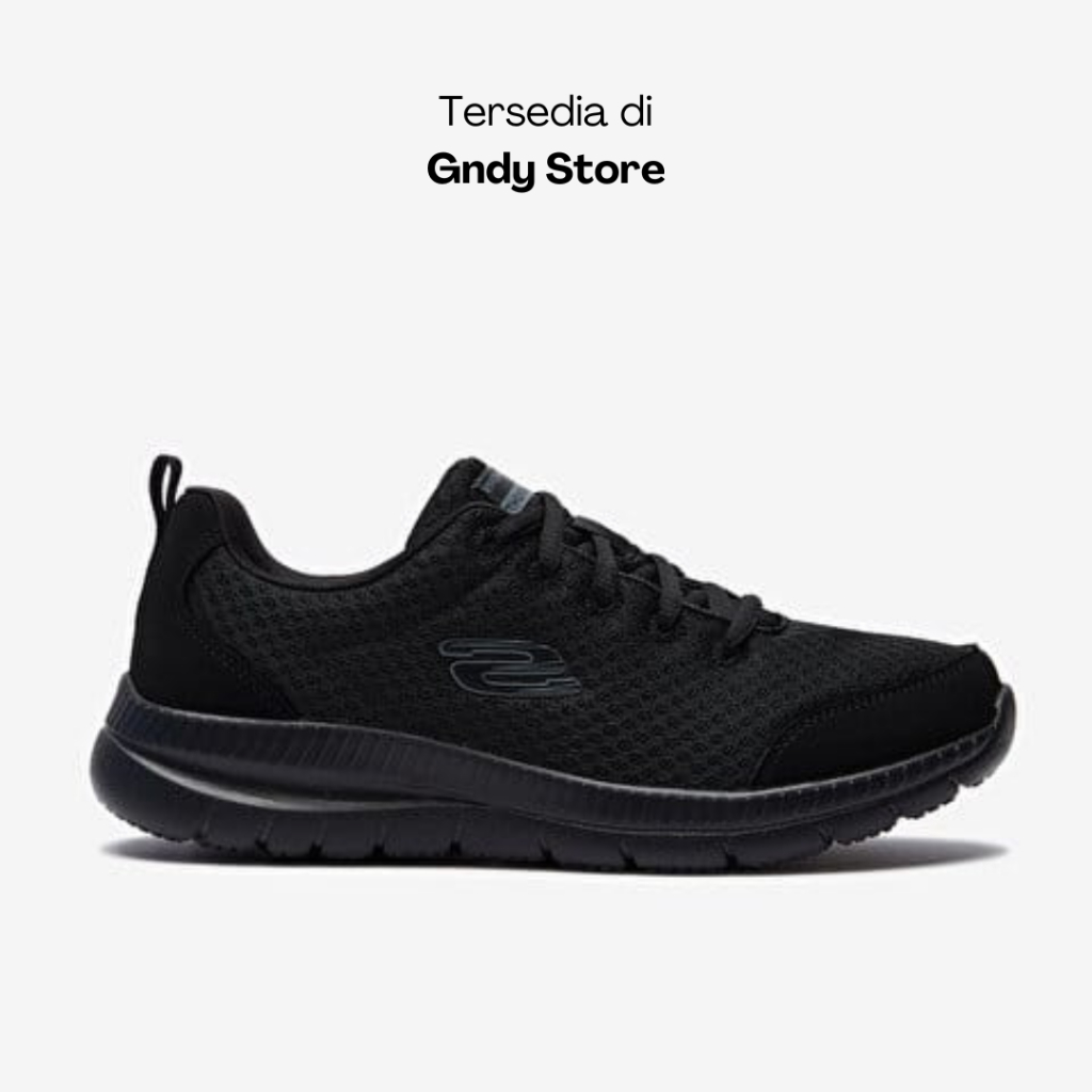 Sepatu Sneakers Wanita Skechers Bountiful 149219/BBK Full Black Women