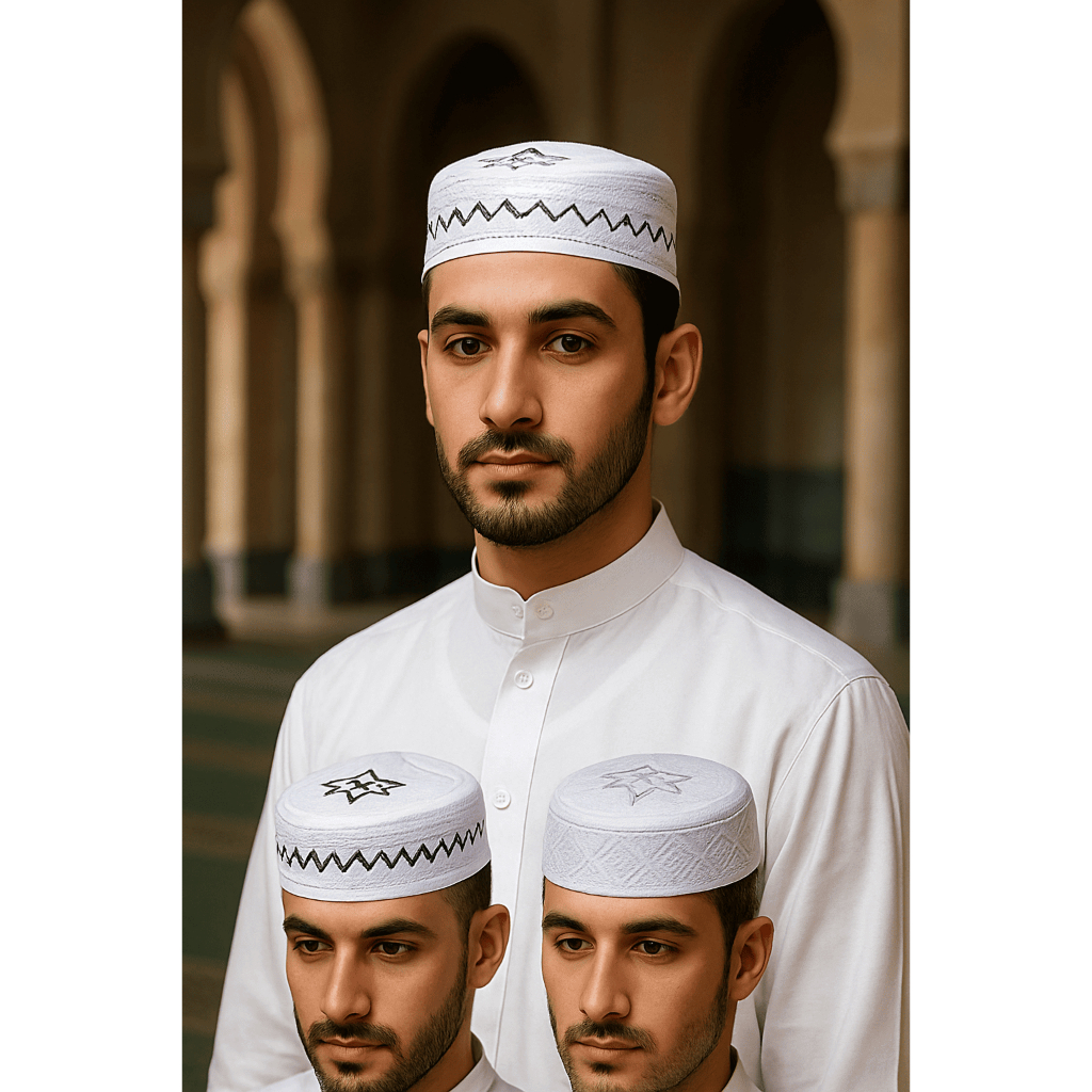 PECI HAJI BANGLADESH PUTIH BORDIR / PECI BANGLADESH / PECI DEWASA