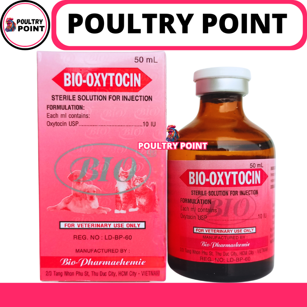 BIO OXYTOCIN 50ML - Pelancar Kelahiran Hewan & Produksi Susu Ternak Sapi Kambing - Like Intracin
