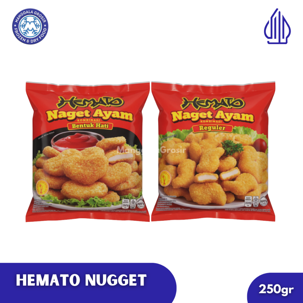 Hemato Chicken Nugget / Nugget Ayam / Naget Ayam Bentuk Hati / Love dan Kombinasi Hemato 250gr