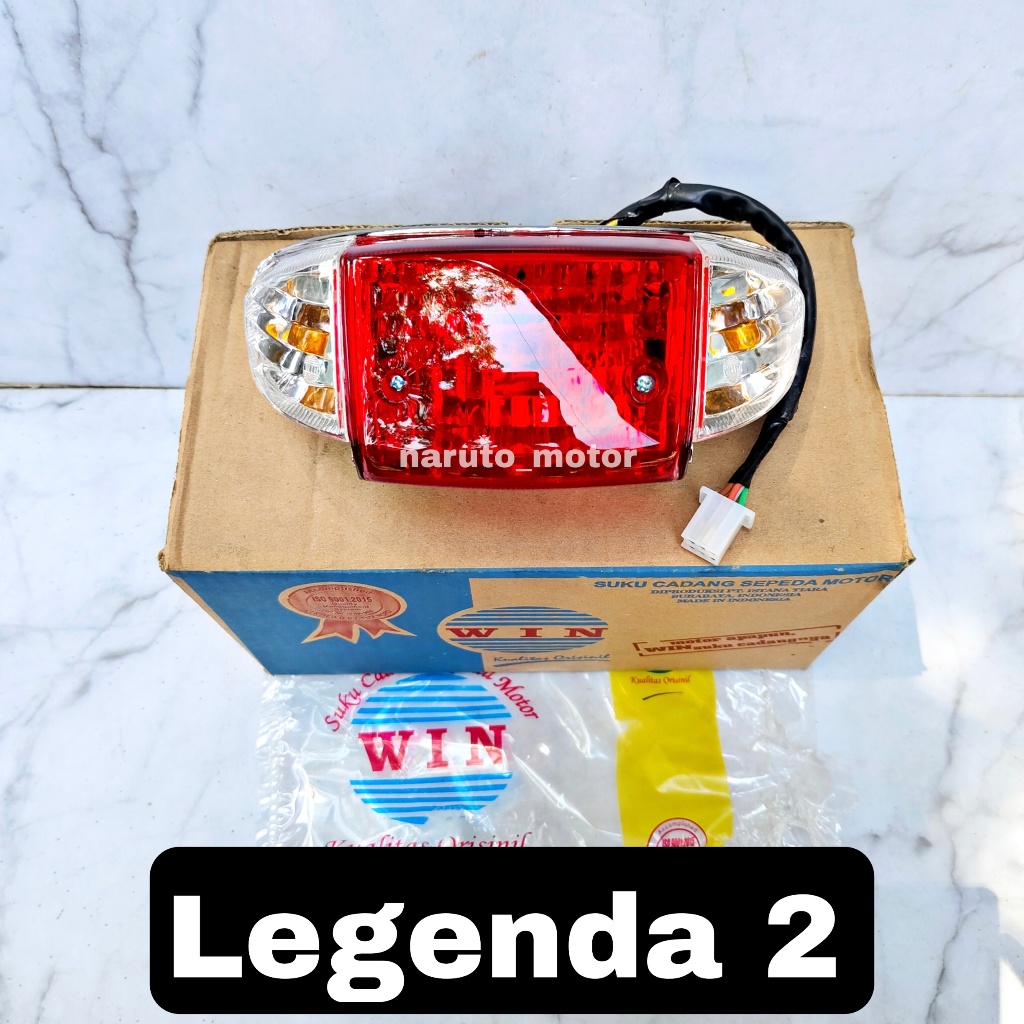 WIN - STOPLAMP ASSY LAMPU REM STOP SEN LEGENDA 2 ORIGINAL WIN KUMPLIT