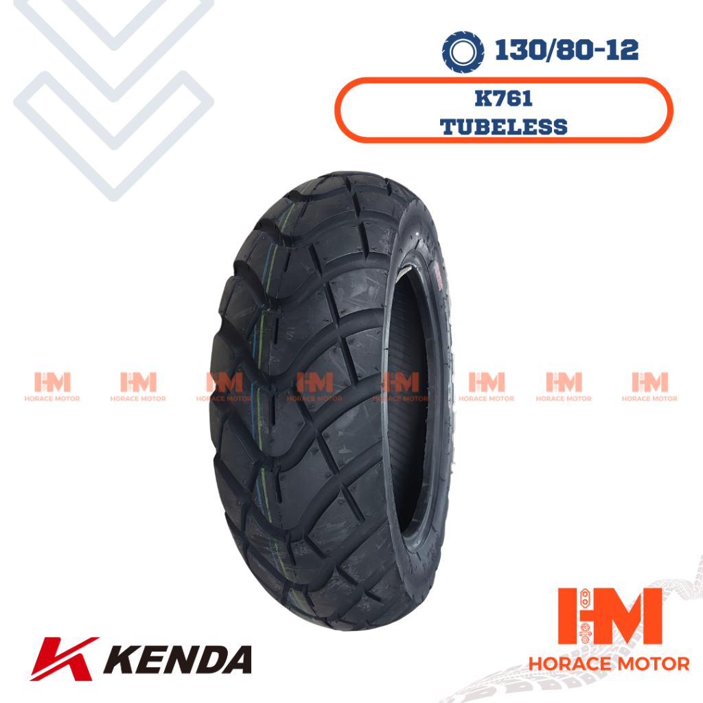 [HRC] Kenda K761 130/80-12 Ring 12 130/80 Tubeless Tubeles Ban Motor