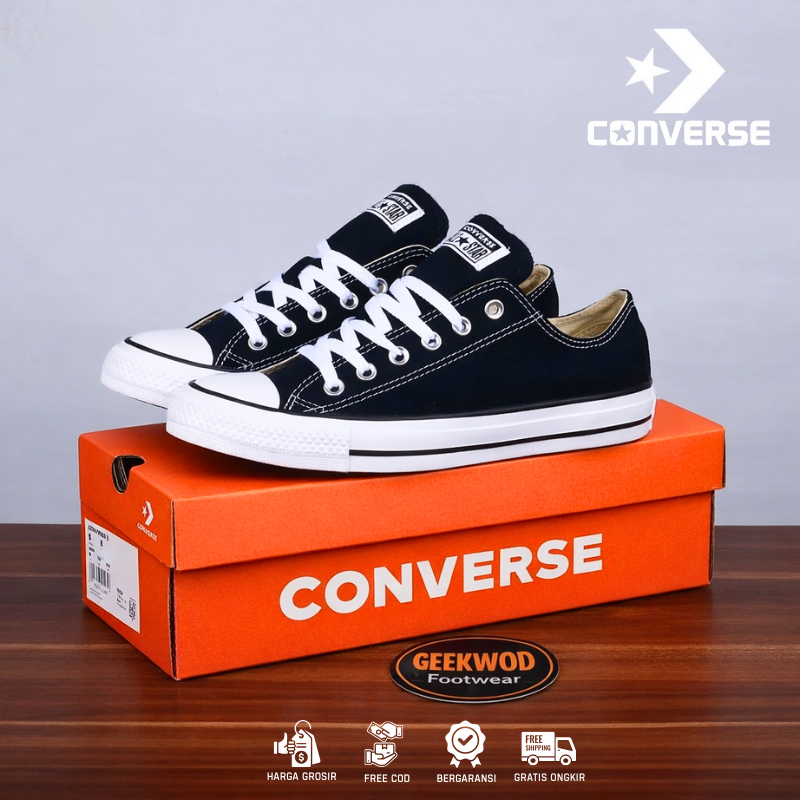 Sepatu Converse Sepatu Sekolah - Sepatu Sekolah Pria Wanita Converse Allstar Classic Low Sepatu Snea