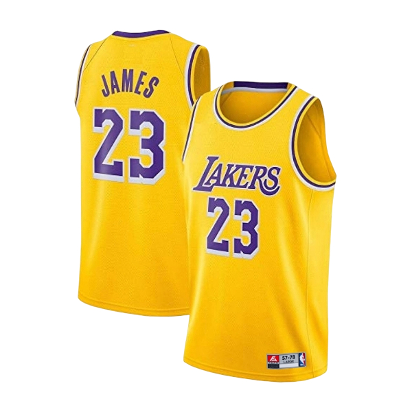 JERSEY BASKET JAMES #23 LAKERS KUNING