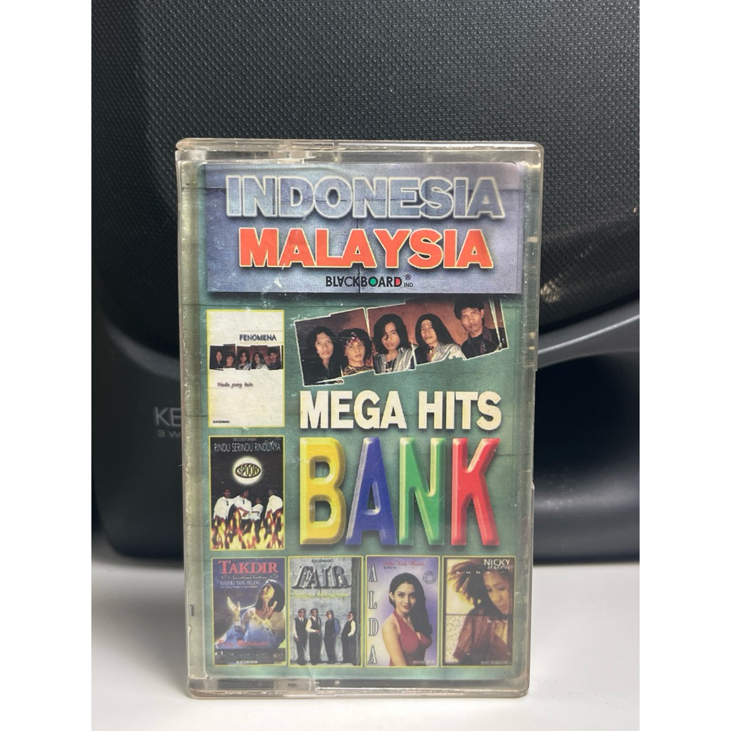 Kaset Pita INDONESIA MALAYSIA MEGA HITS BANK