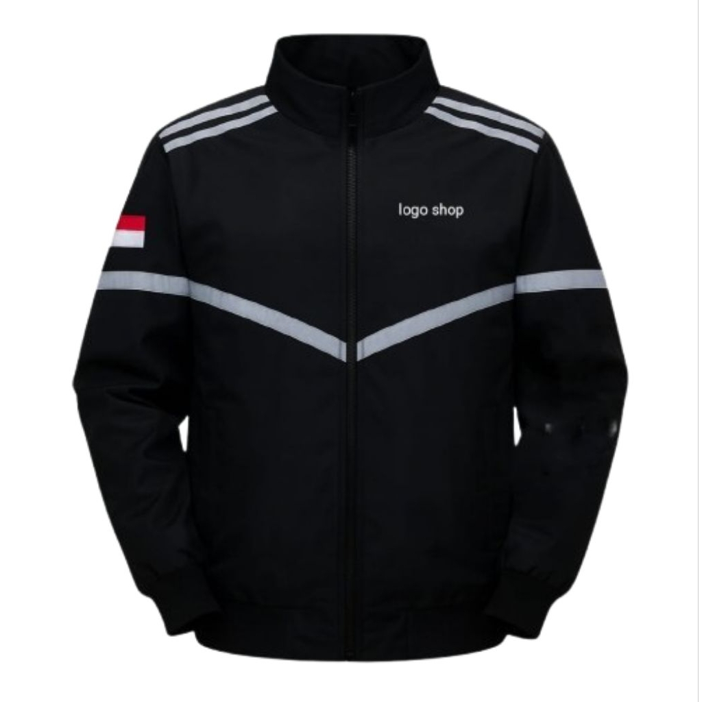 Jaket Bomber Ojol Hitam GRB/Driver GRB/Jaket pria wanita/jaket kerja