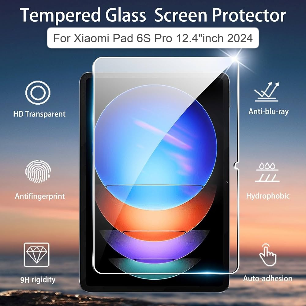 Antigores Xiaomi pad 6s pro 12.4 inci / Tempered glass Xiaomi Pad 6 s pro / Xiaomi Pad 6s pro / Pad 