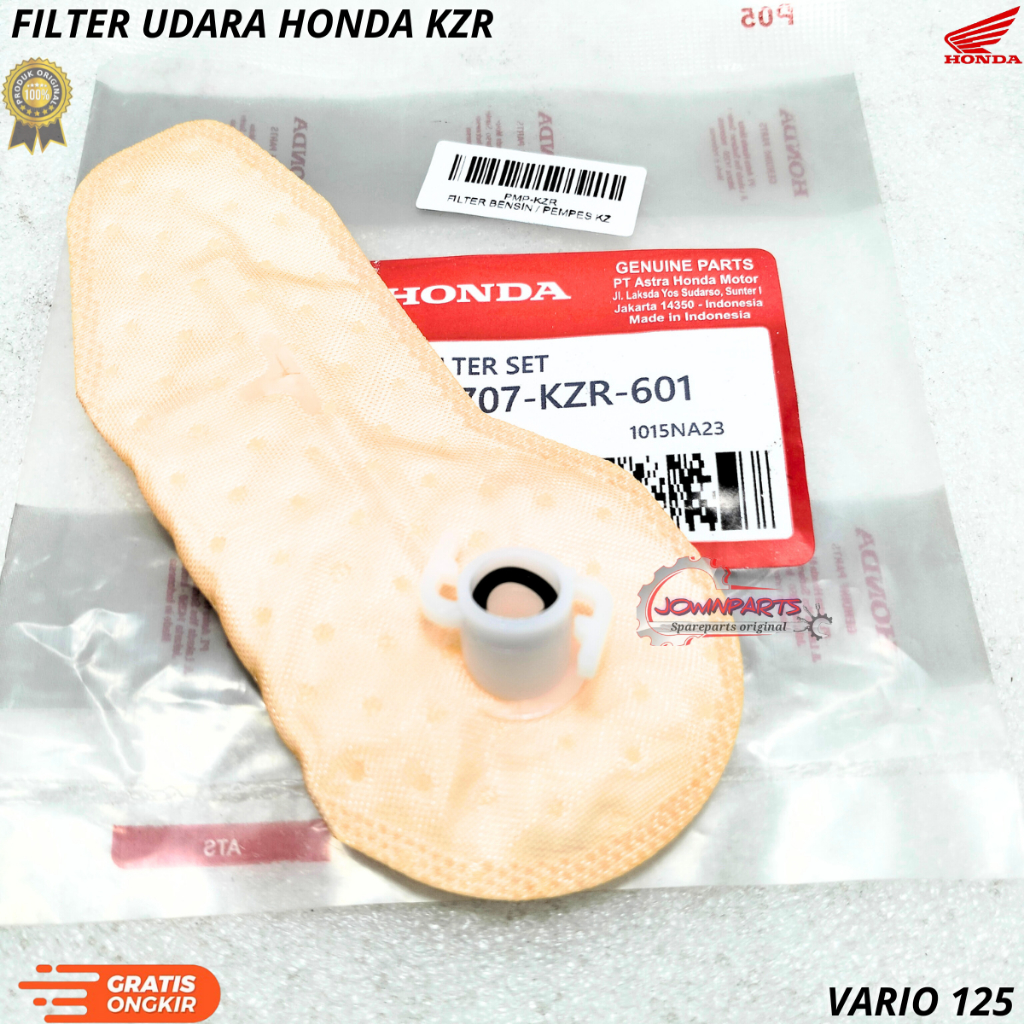 Filter bensin VARIO 125,KZR,AHM berkualitas original asli ori dan presisi