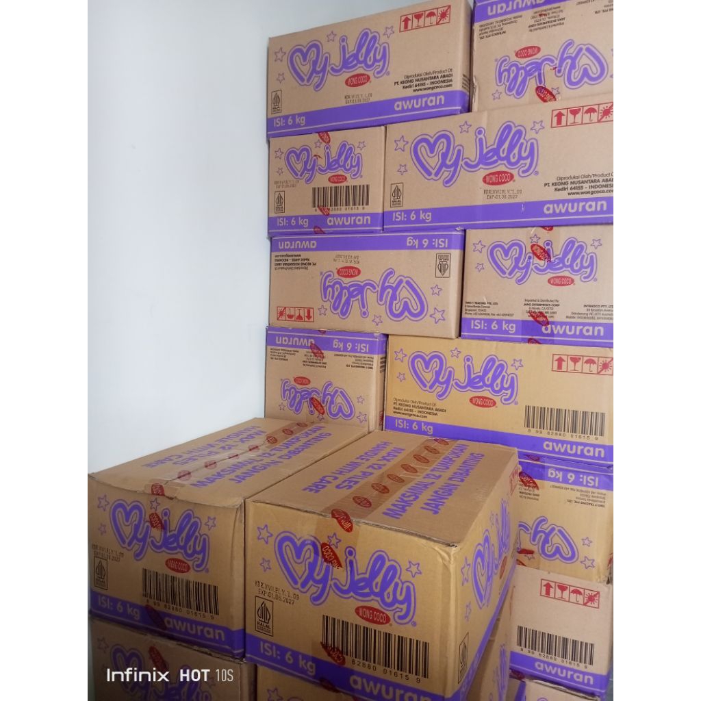 My jelly wong coco 1 karton 6 kg/jelly Awuran