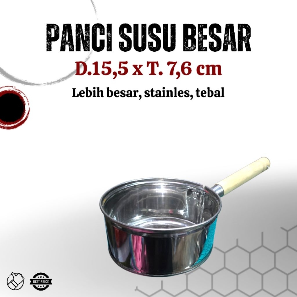 Panci masak mie rebus besar bahan stainless tebal - panci mie rebus grosir