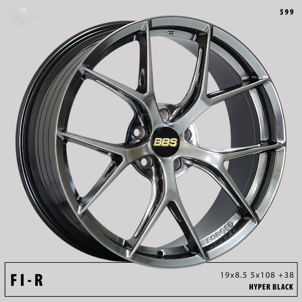 PROMO VELG BBS FORGED RING 19 LEBAR 8.5 LUBANG 5 PCD 108 ET +38 - VELG MOBIL