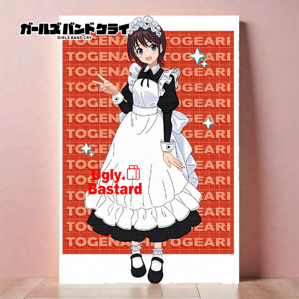 Canvas Art Nina Iseri Maid Style Version Big Silhouette [Girls Band Cry]