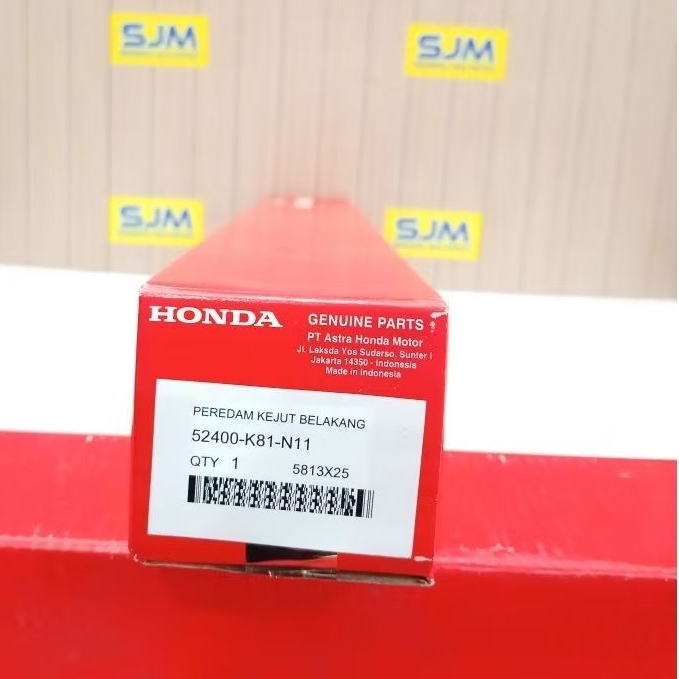 52400-K81-N11 Sok Belakang, shock bleker belakang Beat Eco K81 2016 - 2019 Original ORI