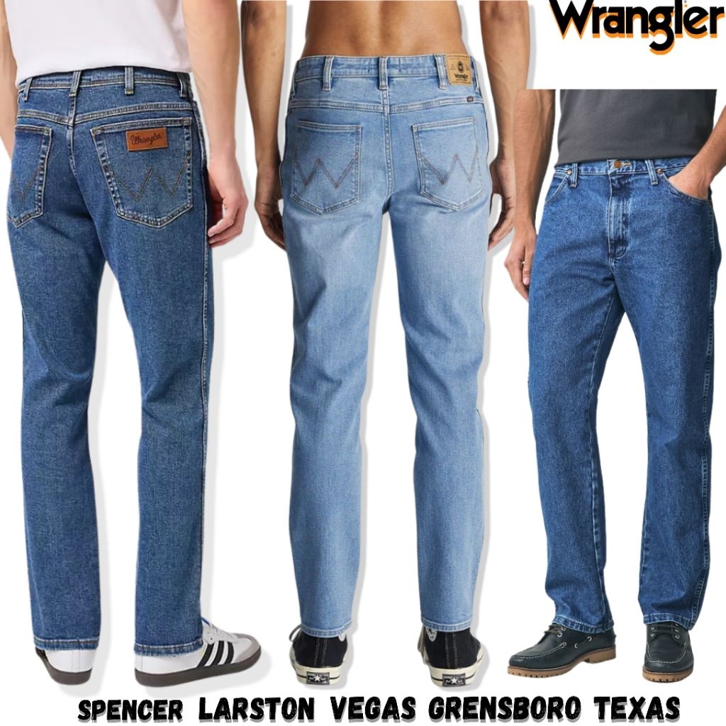 Celana Jeans Wrangler All Fit Etalase Denim Jeans Pria Slim fit Reguler Fit Tapered Fit Celana panja
