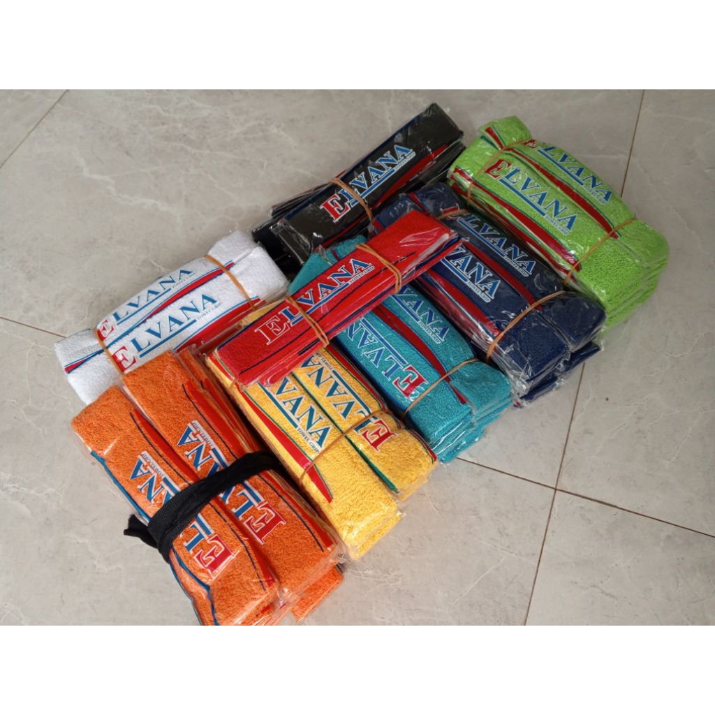 towel elvana handuk raket bulutangkis elvana grip foulel grip kain badminton olahraga Outdoor