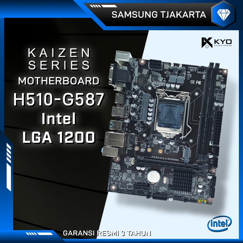 MOTHERBOARD KYO KAIZEN H510 DDR4 Intel H510 LGA 1200 MOBO DDR4 M-ATX