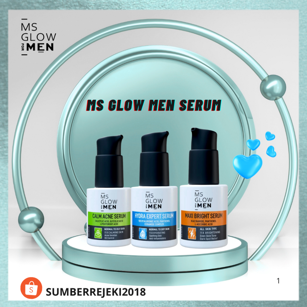 POWER SERUM MS GLOW FOR MEN / SERUM MEN MS GLOW / SERUM MS  MEN ECER