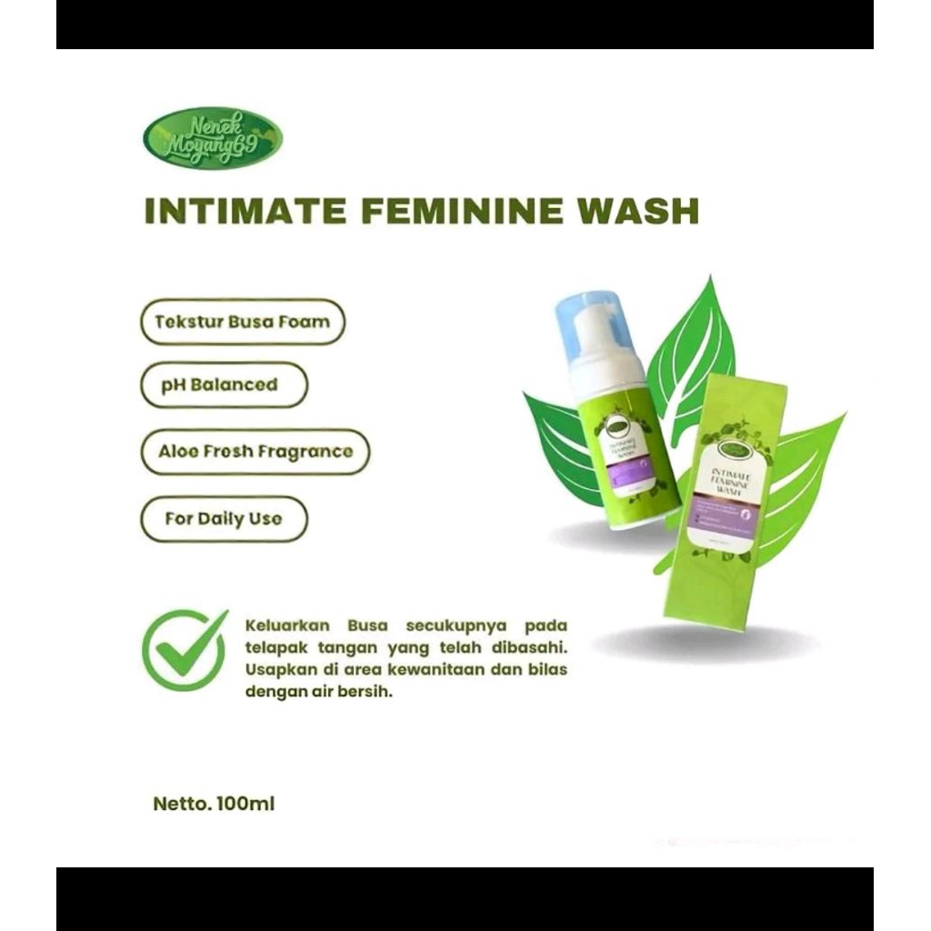 feminime wash nenek moyang69 sabun kewanitaan
