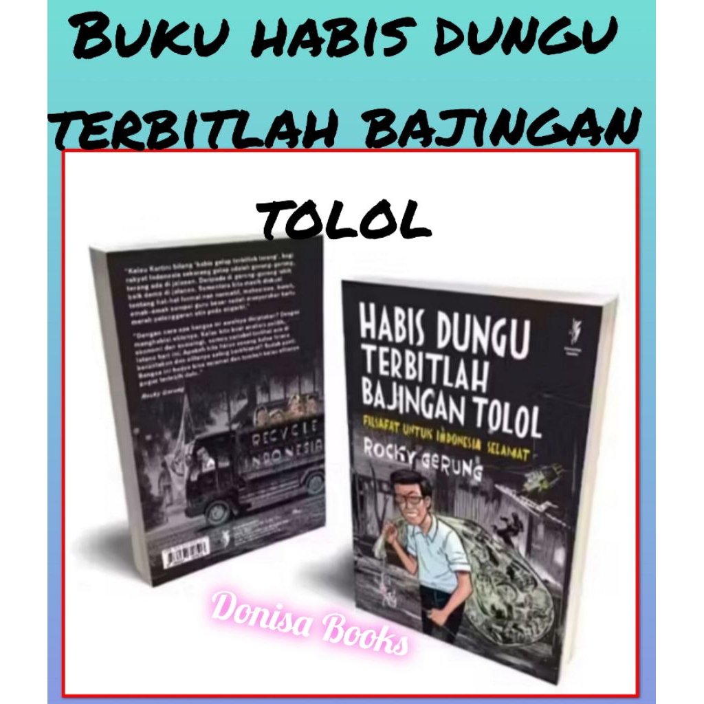 Buku Rocky Gerung filsafat untuk Indonesia selamat
