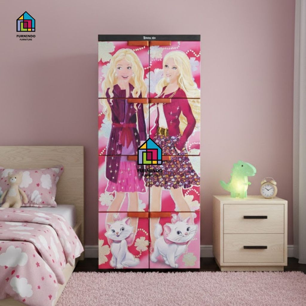LEMARI PLASTIK BUBBLE STAR 4 SUSUN
